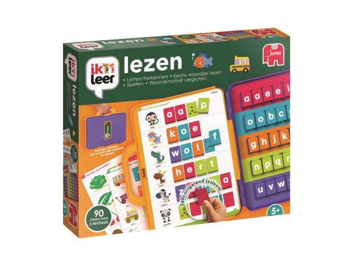 Jumbo Ik leer lezen 19564 - Leerboek - 15 kaarten met 90 opdrachten