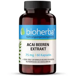 Acai Beeren Extrakt 75 mg 60 Kapseln