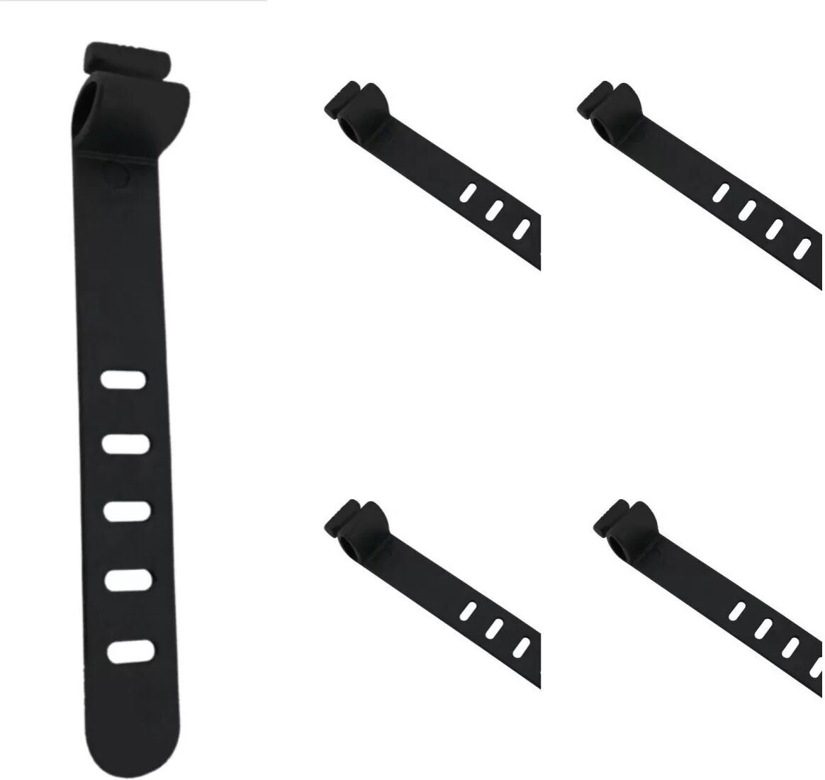 INF 5er-Pack Silikon Kabel Organizer Clips – Kabelmanagement Lösung