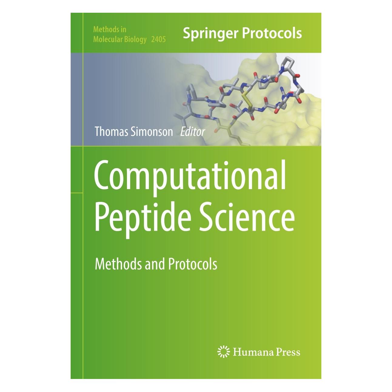 Springer Computational Peptide Science (Englisch, Hardcover, Thomas Simonson) (9781071618547)