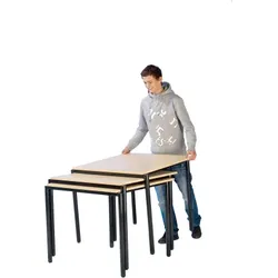 Stack-O-Flex Stapeltisch 130 x 65 cm, fahrbar