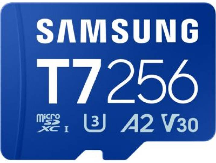 Samsung - Carte Micro Sd T7 256g U3 V30 A2 Classe 10
