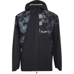 ADIDAS Herren Funktionsjacke Terrex Xperior 2.5-Lagen-Hybrid-, PRIMEKNIT, Sprühfärbung, CLIMAPROOF-Beschichtung, Größe XL in Schwarz Schwarz