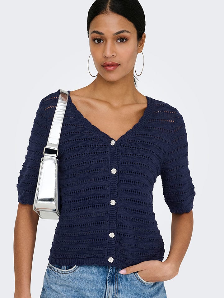 JDY Cardigan in Dunkelblau - S