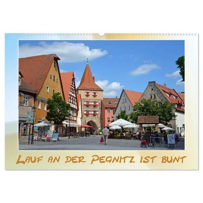 Lauf an der Pegnitz ist bunt (Wandkalender 2027 DIN A2 quer), CALVENDO Monatskalender