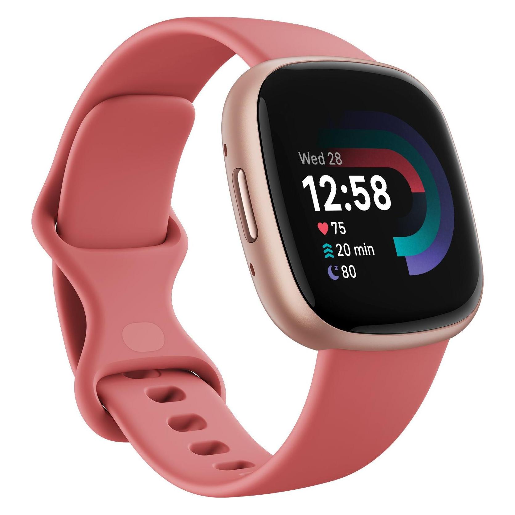 Fitbit Versa 4 (40.50 mm, ohne SIM) (FB523RGRW)