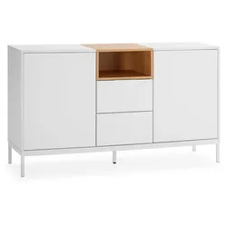 SIDEBOARD Nieve 2 türen 2 schubladen Weiß