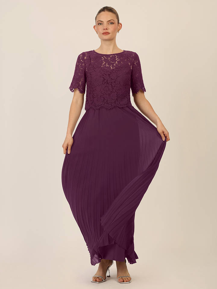 APART Kleid in Pflaume - 36