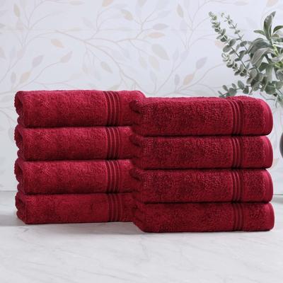 Superior Heritage Egyptian Cotton Absorbent Hand Towel Set of 8