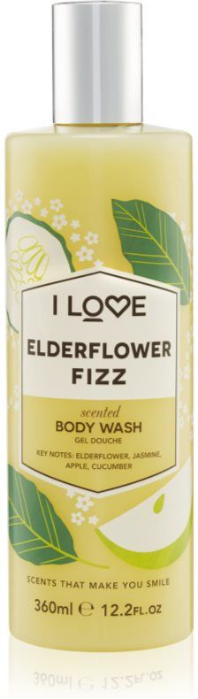 I Love Elderflower Fizz Shower Gel 350 ml