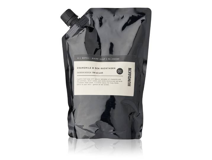 Humdakin - Nachfüllpack Handseife, 750 ml, Kamille und Sanddorn