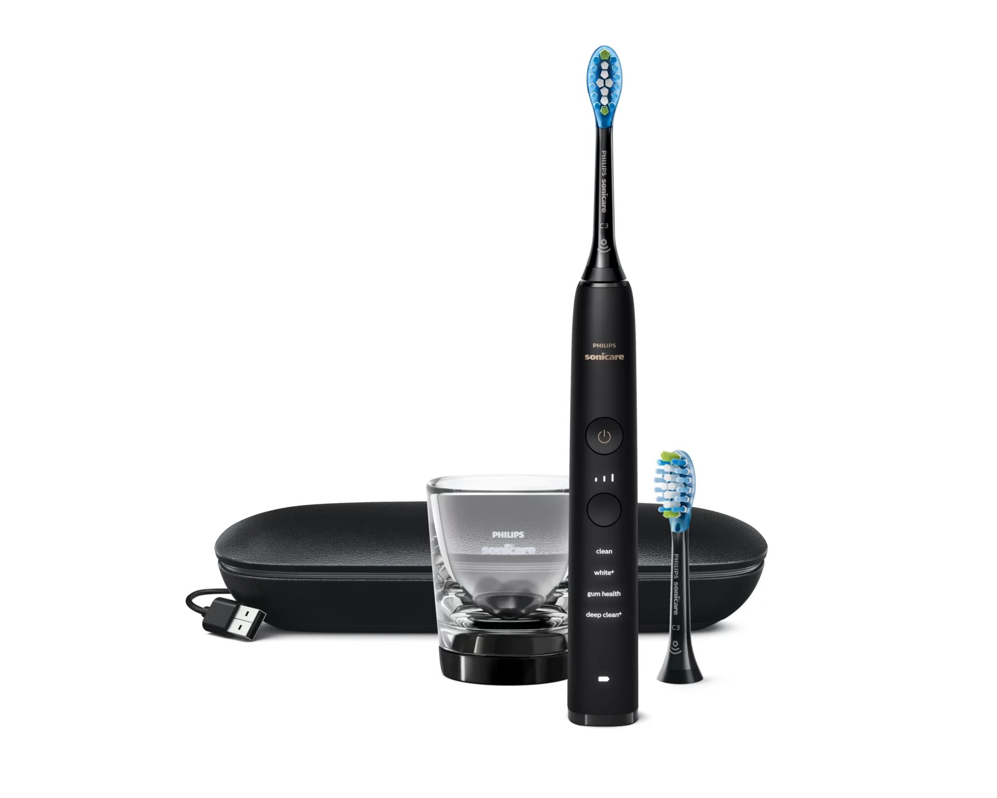 Philips HX9913/18 Sonicare DiamondClean 9000 Schall-Zahnbürste für Erwachsene (Schwarz)