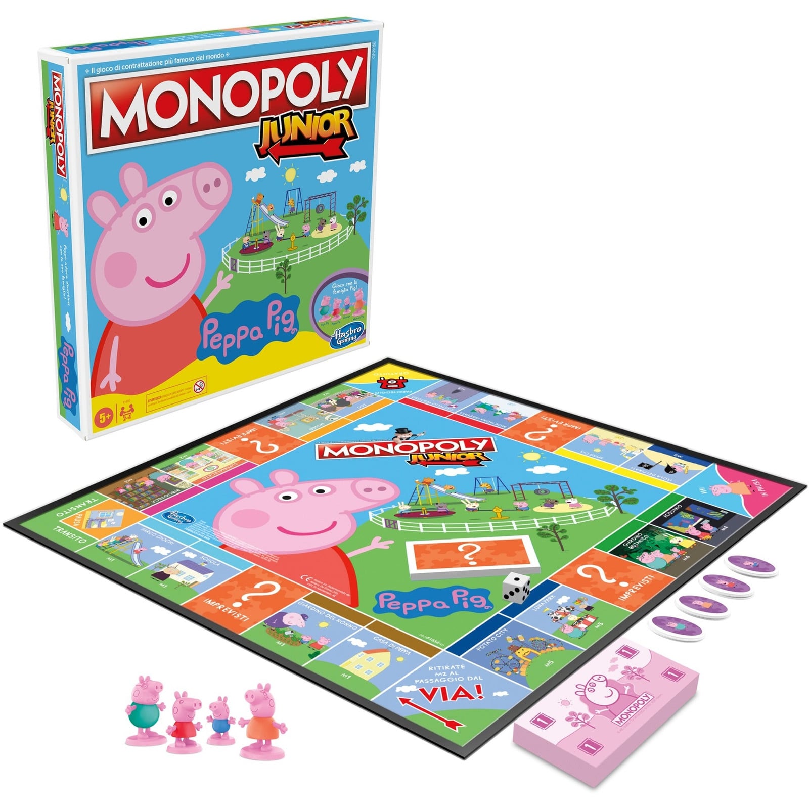 Hasbro Monopoly Junior Peppa Pig bordspel