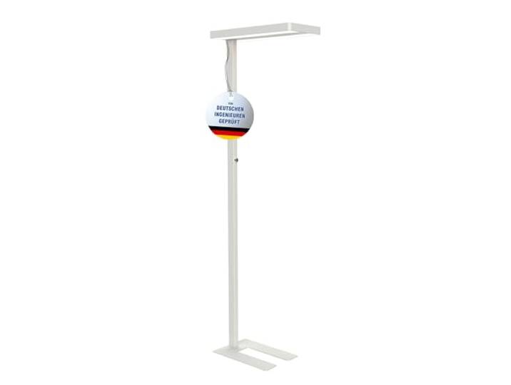 MAUL LED Stehlampe weiß MAULjaval stufenlos dimmbar fürs Büro