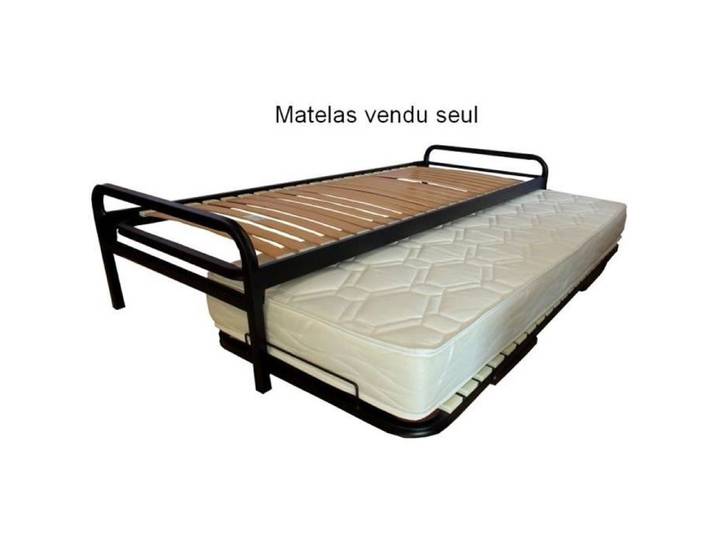 Matelas mousse HEVEA SELECTION - Gigogne nacre HD30 80x190 cm - Ferme - Anti-acarien