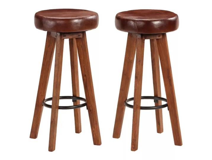 VidaXL - Barhocker holz, One Size, Braun
