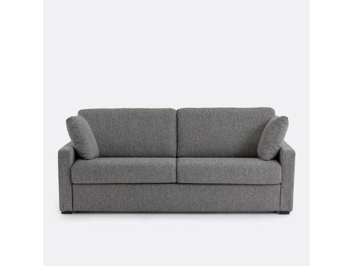 LA REDOUTE Canapé-lit texturé chiné, mousse premium HR, TIMOR 3 Places Gris Clair, Made in France