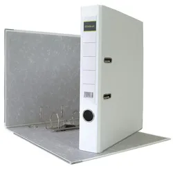 Midori 75 x Aktenordner PP A4 50 mm Weiss Kunststoff Archiv Büroordner Ringordner