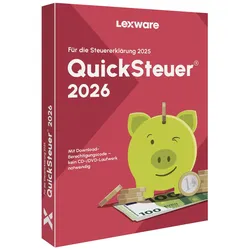 LEXWARE QuickSteuer 2026 (für das Steuerjahr 2025) Software Vollversion (PKC)
