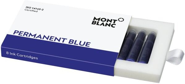 Montblanc Refill, Fyldepen, 8 Stk., Perm. Blue