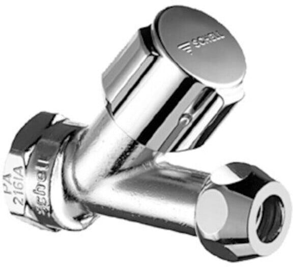 Schell Schrägsitzventil COMFORT G 1/2 IGxG 3/8 AG, kz Bauform, verchromt (059110699)