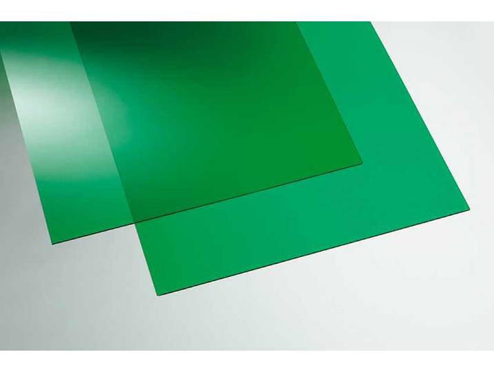 Tecolux Acrylglas Eben Grün 50 × 25 cm
