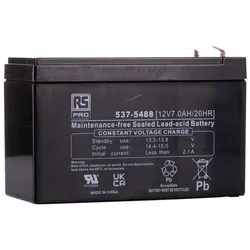 RS PRO Lead Acid Rechargeable Battery (1 Stk., Gerätespezifisch, 7000 mAh), Batterien + Akkus