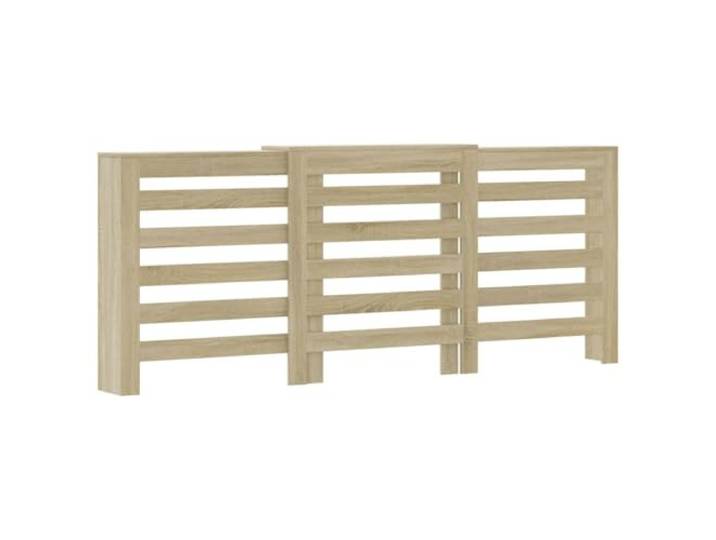vidaXL Cache-Radiateur Chêne Sonoma 205 x 21\,5 x 83\,5 cm