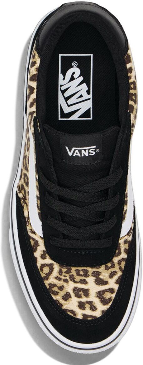 Sneaker VANS "Brooklyn LS", Damen, Gr. 36,5, braun (schwarz), Leder, Schuhe Sneaker schwarz 36,5