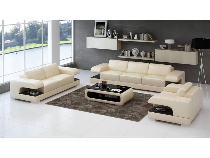 JVmoebel Sofa Moderne Ledersofa Wohnlandschaft mit USB-Schnittstelle, Made in Europa