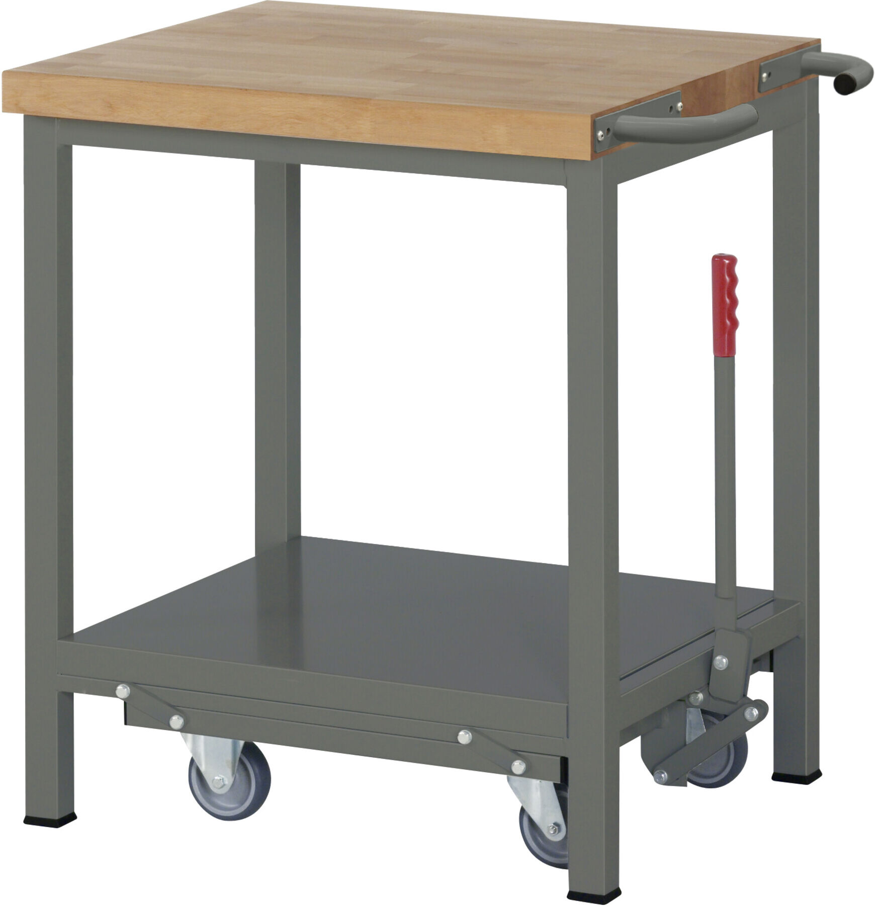 STIER Werkbank Premium mit abs. Fahrgestell BxTxH 750x700x880mm (904804)