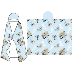 Disney Bluey Kuscheldecke mit Kapuze 120x150 cm