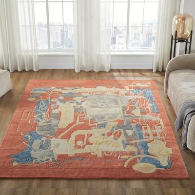 Katie Merz Studio Glyphs Abstract Handcrafted Wool Area Rug