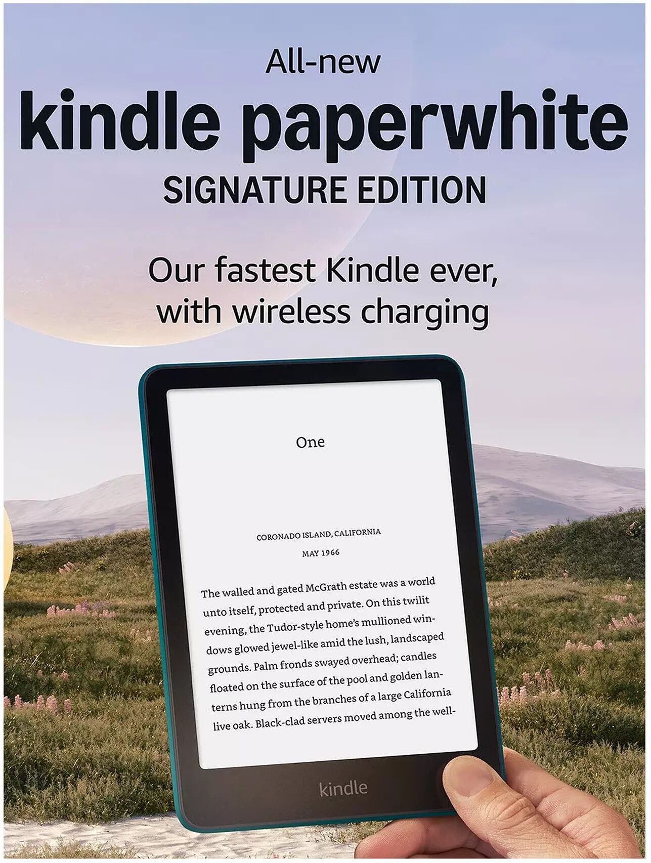 Amazon Kindle Paperwhite Signature Edition 32GB E-Reader - Metallic Jade