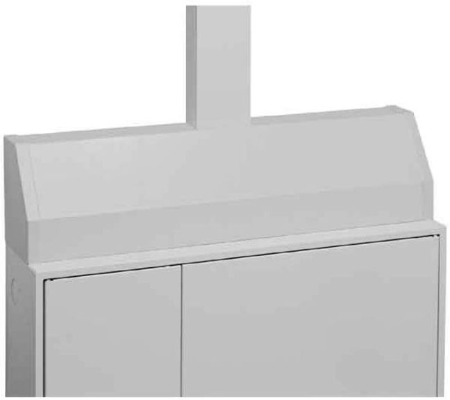 Hager Kabelrangierkanal B1300,RAL9010 FZ445N)