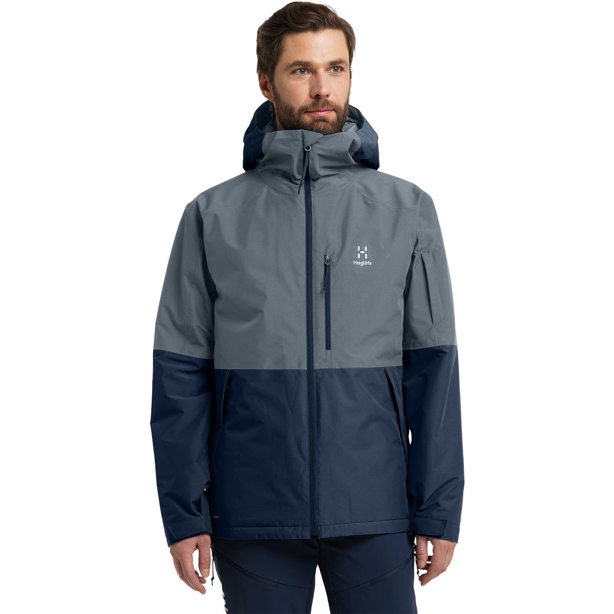 Haglöfs Gondol Insulated Jacket Men tarn blue/steel blue (4XA) S 6050294XA015