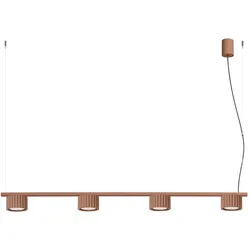 Sollux SL.2700 Kronleuchter AURA 4 mokka Gx53