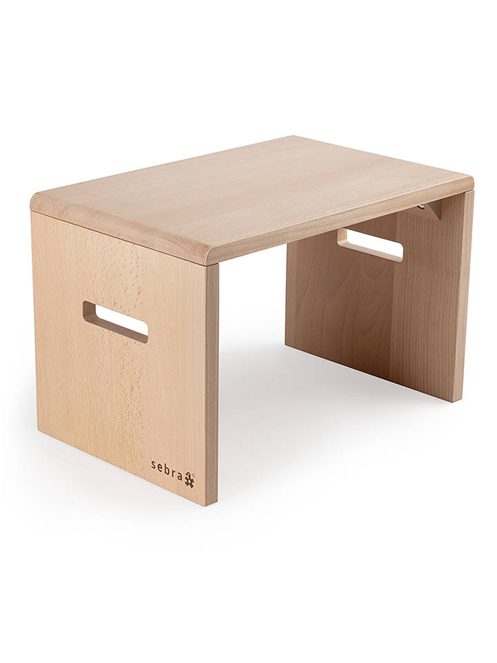Sebra Tritthocker in Buche - ab 18 Monaten - onesize