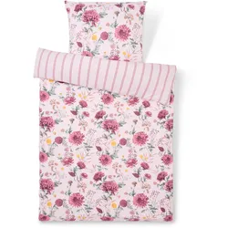 Tchibo - Winterjersey-Bettwäsche - rosa