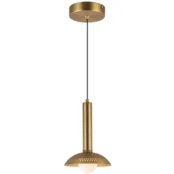 Elstead Lighting Arden LED Mini-Pendelleuchte Gold gebürstet dimmbar