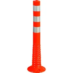 Flexipfosten 750mm, Ø 80mm, orange - orange