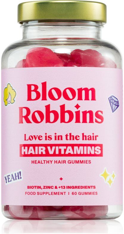 Bloom Robbins LOVE is in the HAIR Healthy hair gummies Weichkapseln zum Kauen für das Haar 60 St.