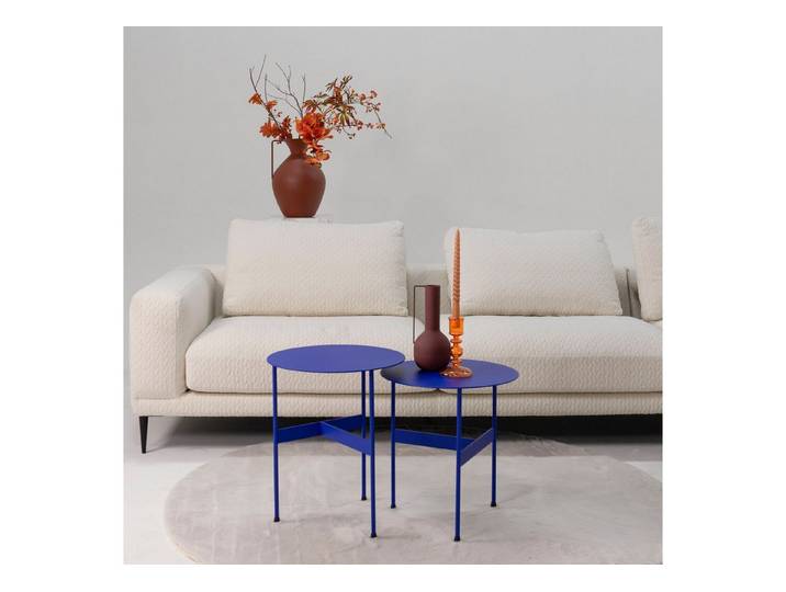 Spinder Design Beistelltisch MIRA LOW, Beistelltisch aus Stahl