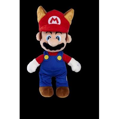 Super Mario 109231536 - Super Mario Waschbär Mario Plüsch, 30cm