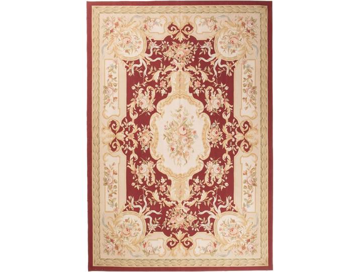 Kelim Aubusson Teppich 216x310 Handgewebt Orientteppich Wolle