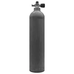 MES 7 L Aluflasche natur 200 bar mit Ventil 12544-RE