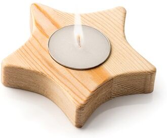 Bougie de Noël personnalisée sur socle en bois Maka TAILLE UNIQUE ADULTE ÉTOILE