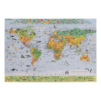 Die Kinderweltkarte als Puzzle