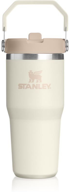 Stanley IceFlow™ Flip Straw 2.0 Tumbler gourde thermos en acier inoxydable Cream 1 pcs