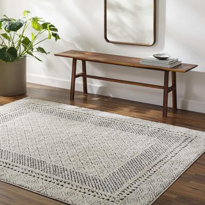 Livabliss Freud Bohemian Bordered Area Rug